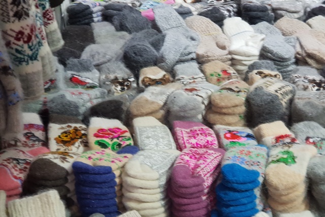 Вязаные шерстяные носки в Москве недорого