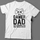 Футболка в подарок для папы с надписью "I'm a gamer dad (like normal dad, only much cooler)"