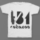 Именная футболка с футуристичным шрифтом и лазерным ружьем 63