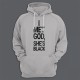 Толстовка с капюшоном с принтом "I met god, she's black"
