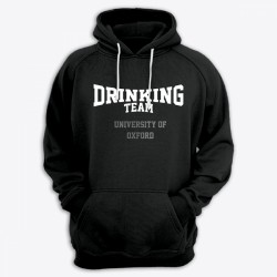 Толстовка с капюшоном с надписью University Of Oxford DRINKING TEAM