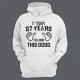 Толстовка с капюшоном с надписью It took 27 years to look this good