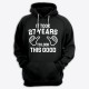 Толстовка с капюшоном с надписью It took 27 years to look this good