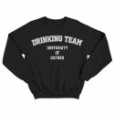 Прикольный свитшот с надписью University Of Oxford DRINKING TEAM