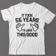Прикольная футболка с надписью It took 50 years to look this good