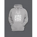 Прикольная мужская толстовка с капюшоном - худи с принтом "I’m a gamer dad"