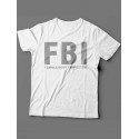 Мужская футболка с прикольным принтом "FBI Female Body Inspector"