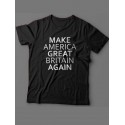 Мужская футболка с прикольным принтом "Make America Great Britain Again"