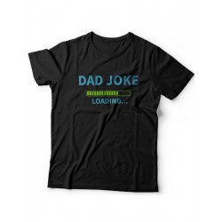 Прикольная футболка для папы черная хб