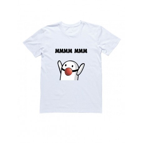 Мужская футболка с прикольным принтом "Ничоси ММММ МММ"