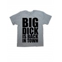 Футболка с прикольной надписью «Big dick»/Оригинальная, модная мужская с принтом.