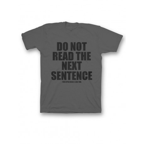 Футболка с прикольной надписью «Do not read»/Оригинальная, модная мужская с принтом.