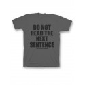 Футболка с прикольной надписью «Do not read»/Оригинальная, модная мужская с принтом.