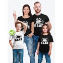 Футболки для всей семьи с крутым принтом "Bear family" | Фэмили лук для семьи | Футболки Family Look