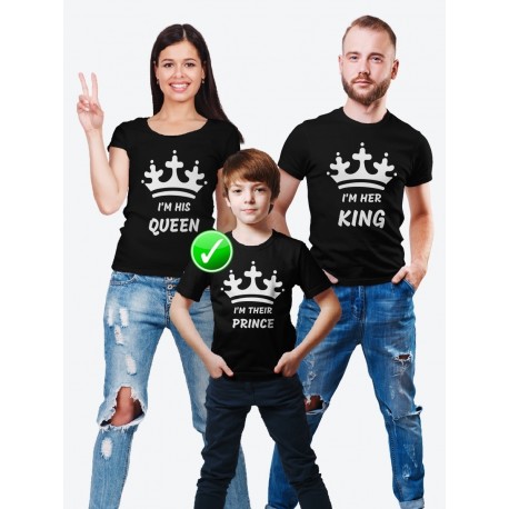 Футболки Family Look для всей семьи Prince | Футболки Фэмили Лук