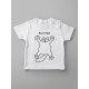 Футболка Family Look с принтом "Кот" в одном стиле для всей семьи с ребенком