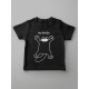 Футболка Family Look с принтом "Кот" в одном стиле для всей семьи с ребенком