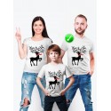 Футболка из комплекта Family Look Олень | Футболки Фэмили Лук для всей семьи в одном стиле