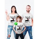 Футболка из комплекта Family Look Олень | Футболки Фэмили Лук для всей семьи в одном стиле