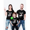 Футболка из комплекта Family Look Олень | Футболки Фэмили Лук для всей семьи в одном стиле