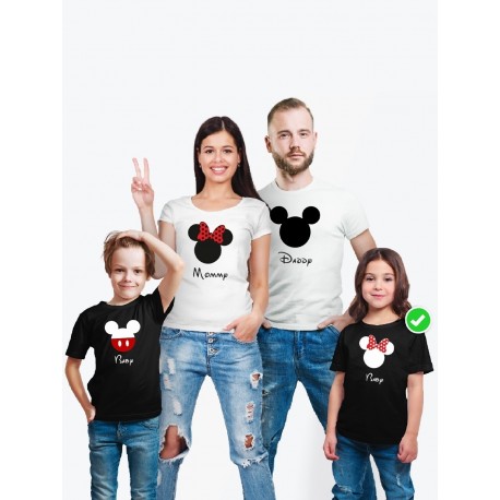 Футболка из комплекта Family Look Микки Маус | Футболки Фэмили Лук для всей семьи в одном стиле