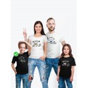 Футболка детская family look с принтом