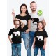 Футболки Фэмили Лук для мамы, дочки, папы, сына Медведи с шарфом / Family Look для всей семьи