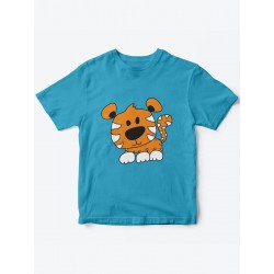 Детская футболка с рисунком Тигренок | Футболка для детей с прикольным принтом