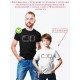 Футболки Family Look для всей семьи в одном стиле с принтом CtrlC & CtrlV