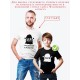 Футболки family look для всей семьи с принтом Monster | Прикольные одинаковые семейные футболки