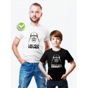 Футболки family look для всей семьи с принтом Who is your | Прикольные одинаковые семейные футболки