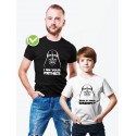 Футболки family look для всей семьи с принтом Who is your | Прикольные одинаковые семейные футболки