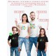 Футболки family look для всей семьи с принтом Best ever | Прикольные одинаковые семейные футболки