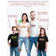 Футболки family look для всей семьи с принтом We are happy family | Прикольные одинаковые семейные