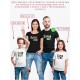 Футболки family look для всей семьи с принтом Super family|