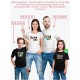 Футболки family look для всей семьи с принтом Super family| Прикольные одинаковые семейные футболки