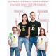 Футболки family look для всей семьи с принтом Заврики | Прикольные одинаковые семейные футболки