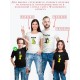 Футболки family look для всей семьи с принтом Заврики | Прикольные одинаковые семейные футболки