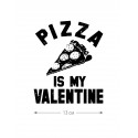 Наклейки на авто с принтом Pizza is my valentine | Стикеры для любых твердых поверхностей, стекол