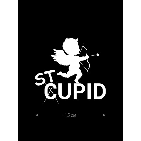 Наклейки на авто с принтом St-cupid | Стикеры для любых твердых поверхностей, для машин, стекол