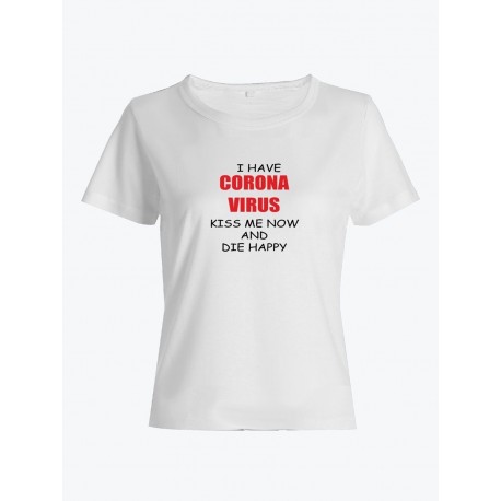 Прикольная футболка с принтом I have a corona | Смешная и оригинальная футболка