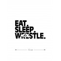 Наклейки на авто с принтом Eat sleep wrestle | Стикеры для любых твердых поверхностей, стекол