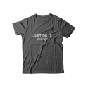 Прикольная футболка с принтом Just do it popozje | Смешная и оригинальная футболка