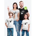 Футболки family look с принтом Boo family | Футболки в одном стиле