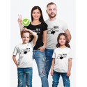 Футболки family look с принтом Boo family | Футболки в одном стиле