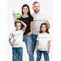 Футболка Фэмили Лук с принтом Code family | Футболки для всей семьи