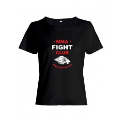 Футболка для девушки с принтом MMA club | Женская футболка для спорта и не только