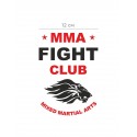 Наклейка на авто с изображением MMA club | Стикер для машины | самоклейка