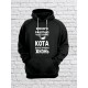 Толстовка унисекс с принтом с капюшоном