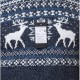 Мужской свитер с оленями 05181 Синий